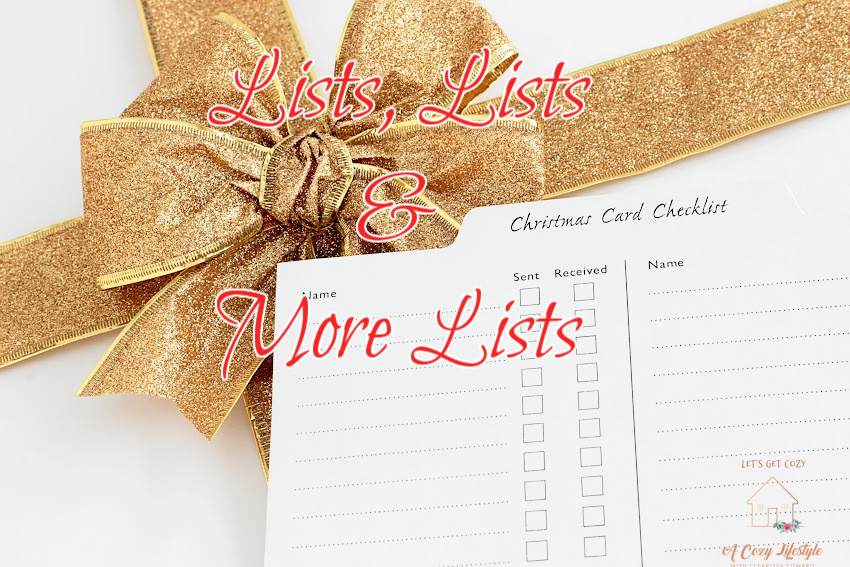 Lists, Lists, And More Lists