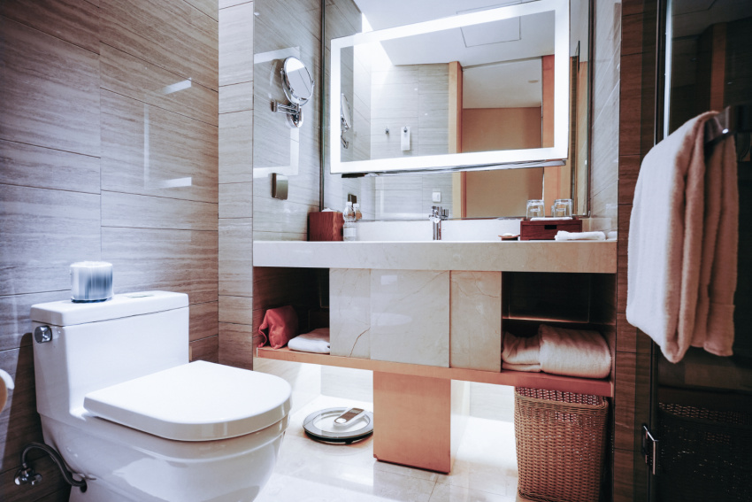 15-Minute Cleaning/Decluttering Habits Campaign - Evening Bathroom Tidy-Up